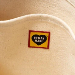 Book Tote - White -Fashion Clothing Store Human Made Book Tote White HM25GD052 WHT de746683 b221 4a22 a5e0 bc77903f45ae