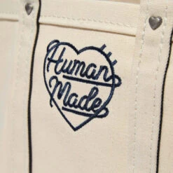 Heavy Canvas Tote Small - Navy -Fashion Clothing Store Human Made Heavy Canvas Tote Small Navy HM25GD035 NVY