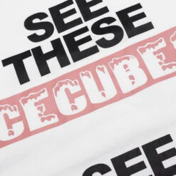 Ice Cubes S/S Tee - White -Fashion Clothing Store Icecream Ice Cubes S S Tee White 431 1209 02 03 17 23 Feature JP 6