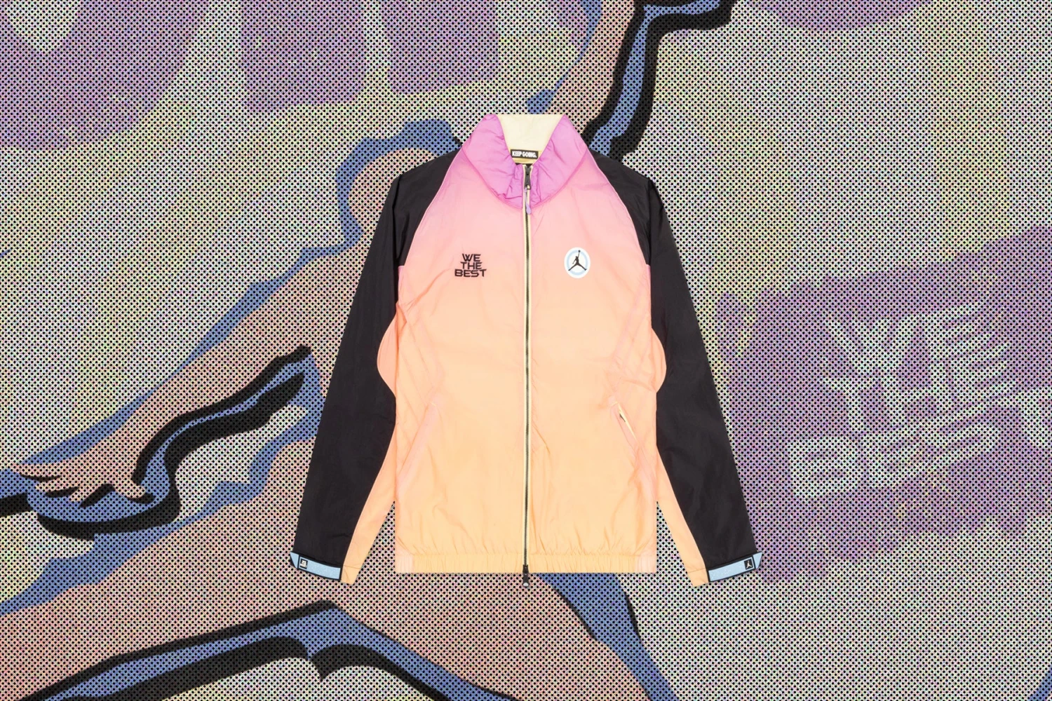 DJ Khaled X Air Jordan Jacket - Bicycle Yellow/Violet Star/Black 7 DJ Khaled X Air Jordan Jacket - Bicycle Yellow/Violet Star/Black - Image 5