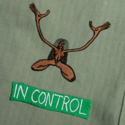 Lets Go Herringbone Pants - Green -Fashion Clothing Store Jungles Lets Go Herringbone Pants Green PLP LET GRN 02 19 23 Feature JP 10