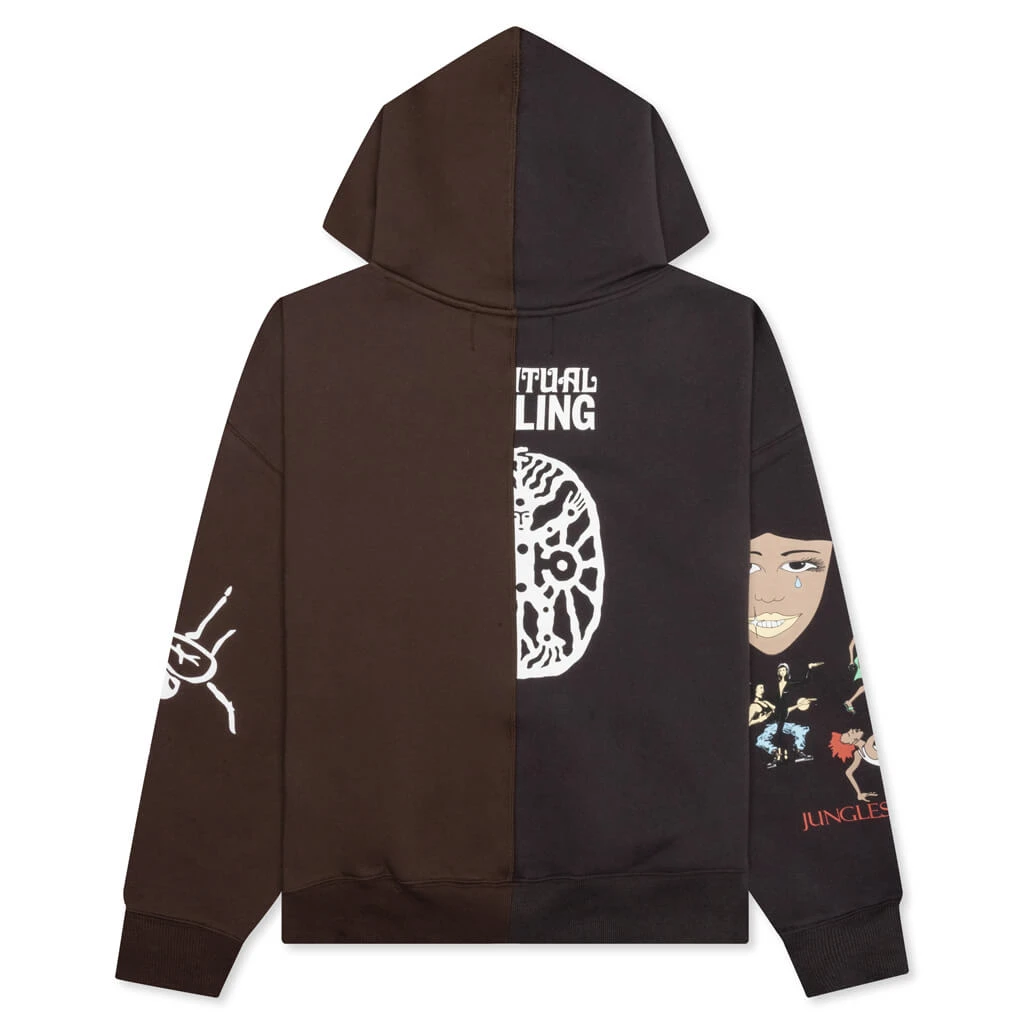Spiritual Hoodie - Black/Brown 4 Spiritual Hoodie - Black/Brown - Image 2