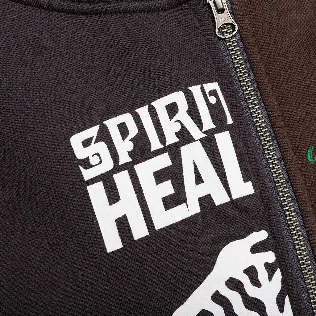 Spiritual Hoodie - Black/Brown 5 Spiritual Hoodie - Black/Brown - Image 3