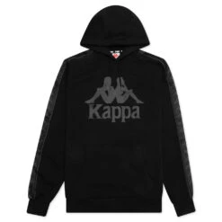 Kappa 222 Banda Hurtado 2 Hoodie - Black/Black Jet