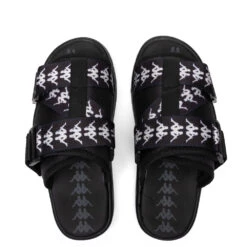 Kappa 222 Banda Mitel 1 Sandals - Black/White -Fashion Clothing Store Kappa 222 Banda Mitel 1 Black White 304KUQ0 A0N 03 03 2021 01 4