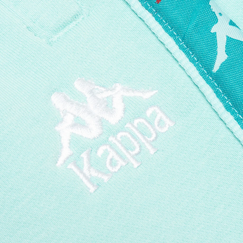 Kappa Kid's 222 Banda Alanz 3 Sweatpants - Green Water/Blue Peacock/Red Toreador 5 Kappa Kid's 222 Banda Alanz 3 Sweatpants - Green Water/Blue Peacock/Red Toreador - Image 3