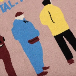 The Halal Guys Knit Sweater - Multi 14 The Halal Guys Knit Sweater - Multi -Fashion Clothing Store KidSuper Studios The Halal Guys Knit Sweater Multi KSPS01 025 04 29 22 Feature 13