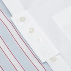 Lanvin Patchwork L/S Shirt - White -Fashion Clothing Store Lanvin Patchwork L S Shirt White RM SI0506 4408 P21 WHT 02 21 2021 01 2