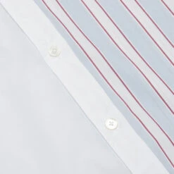 Lanvin Patchwork L/S Shirt - White -Fashion Clothing Store Lanvin Patchwork L S Shirt White RM SI0506 4408 P21 WHT 02 21 2021 01 5