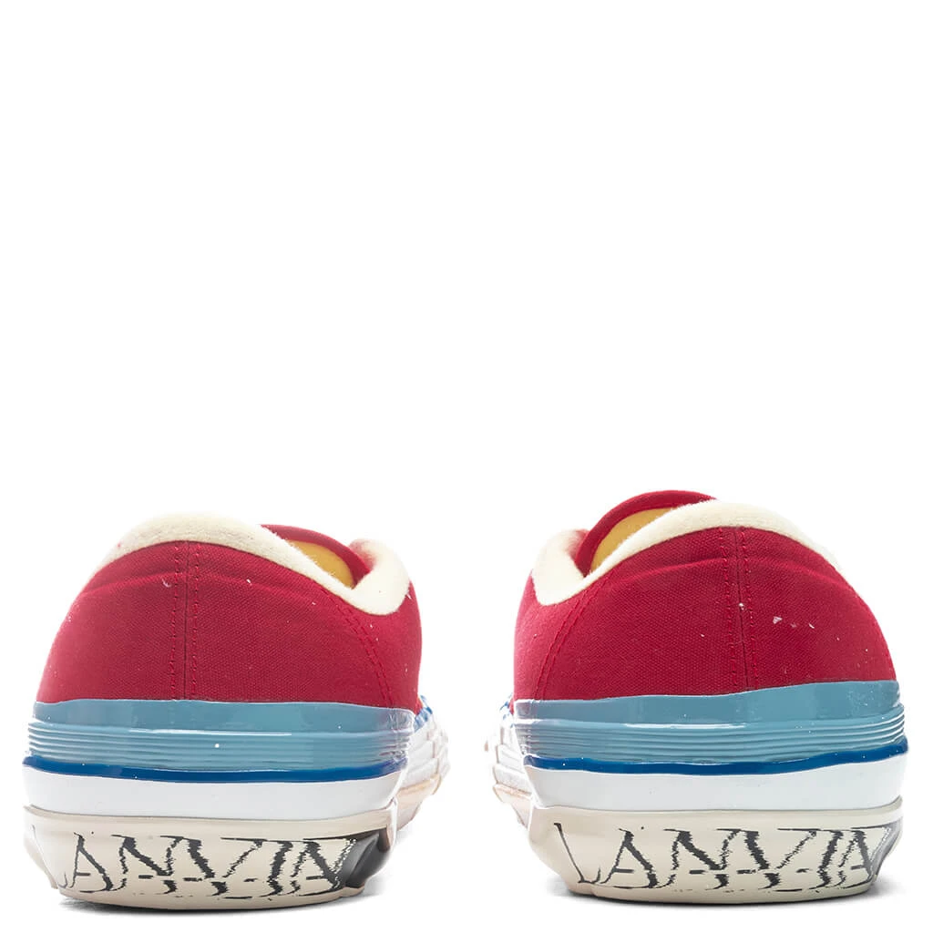 Lanvin X Gallery Dept. II Low Vulcanized Sneakers - Red/Multicolor 6 Lanvin X Gallery Dept. II Low Vulcanized Sneakers - Red/Multicolor - Image 4