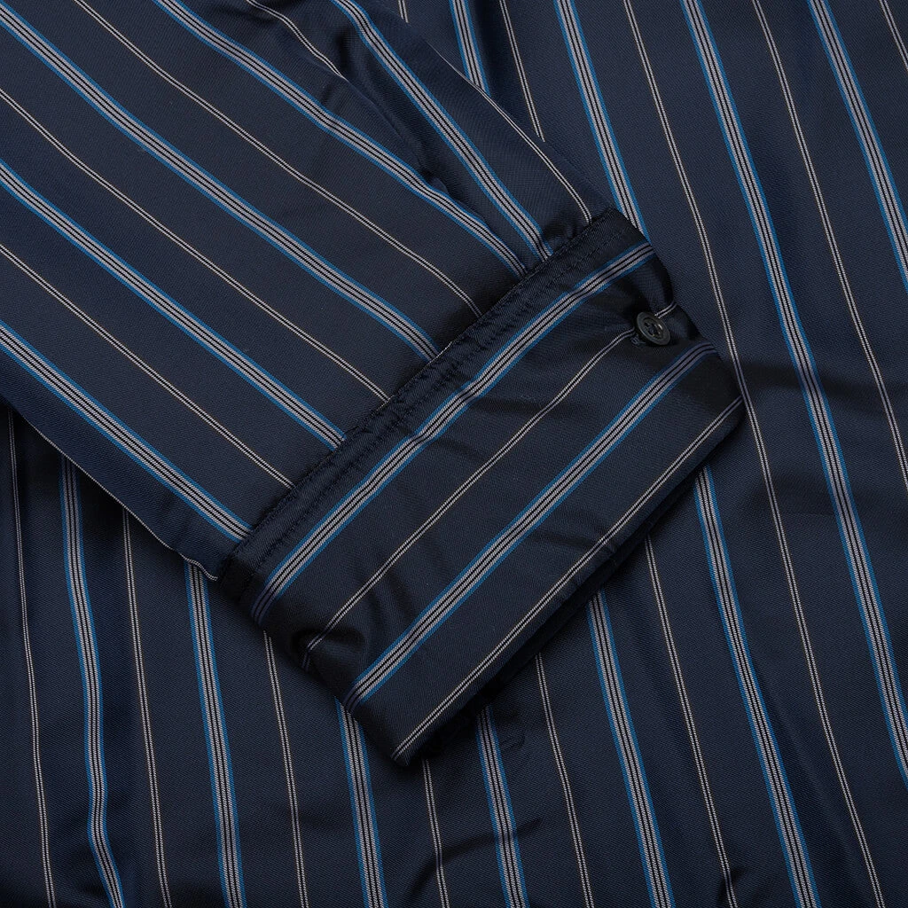 Maison Margiela Padded Shirt - Navy Stripe 8 Maison Margiela Padded Shirt - Navy Stripe - Image 6