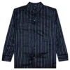 Maison Margiela Padded Shirt - Navy Stripe -Fashion Clothing Store Maison Margiela Padded Shirt Navy SI1DL0009 S60380 001F 01 07 23 Feature JP VR7
