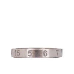 Maison Margiela SM2UQ0007 Ring - Silver Burattato