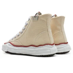Peterson Hi OG Sole Sneaker Special Edition - Natural -Fashion Clothing Store Maison Mihara Yasuhiro Original Sole Special Edition Hi Sneaker Natural A04FW728 NAT 12 20 2021 01 2