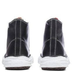 Peterson Leather High - Black -Fashion Clothing Store Maison Mihara Yasuhiro Peterson Leather High Black A06FW735 BLK 11 29 22 Feature JM 6