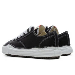 Peterson Low OG Sole Canvas Sneaker - Black -Fashion Clothing Store Maison Mihara Yasuhiro Peterson Original Sole Low Sneakers Black A01FW702 BLK 12 20 2021 01 3