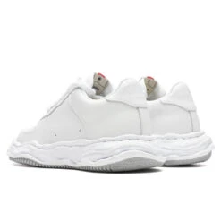 Wayne Low OG Sole Leather Sneaker - White -Fashion Clothing Store Maison Mihara Yasuhiro Wayne Low White A07FW702 WHT 09 11 2021 01 3