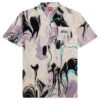 Marbling S/S Tee - Whisper White -Fashion Clothing Store Marbling S S Tee Whisper White 431 4600 56 08 01 23 Feature JP