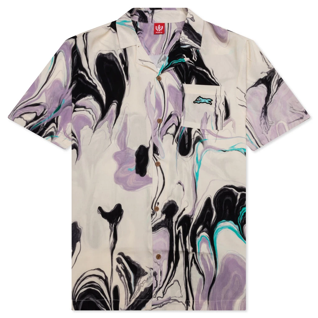 Marbling S/S Tee - Whisper White 3 Marbling S/S Tee - Whisper White