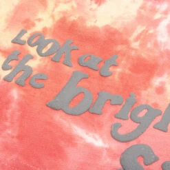 MARKET Smiley Look At The Bright Side Tie-Dye Sweatshorts -Pink -Fashion Clothing Store Market Smiley Look At The Bright Side Tie Dye Pink 395000450 07 16 22 Feature DV 2