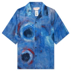 Marni Bowling Shirt - Cobalt