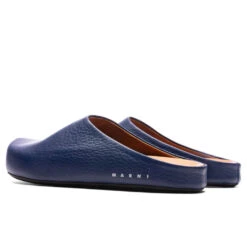 Marni Leather Fussbett Sabot - Dusty Blue -Fashion Clothing Store Marni Leather Fussbett Sabot Dusty Blue SBMR001400 P4554 00B35 12 18 22 S NF Feature 9