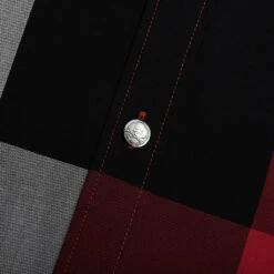 Shirt - Red/White -Fashion Clothing Store Mastermind Japan Shirt Red White MJ23E10 SH048 RED 02 27 23 Feature VR 11