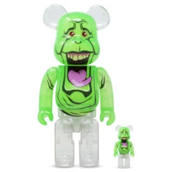 Slimer Green Ghost 100% & 400% BE@RBRICK Set