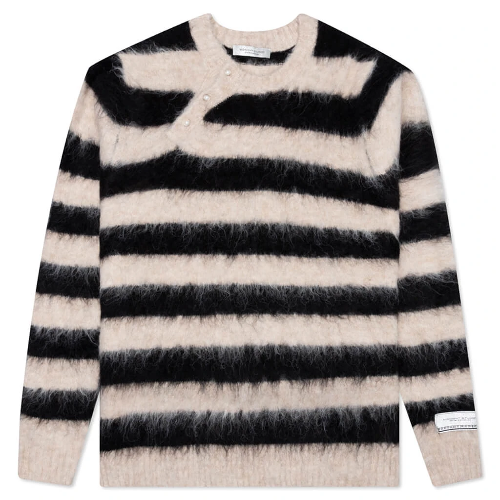 Grapelli Striped Sweater - Sand 3 Grapelli Striped Sweater - Sand
