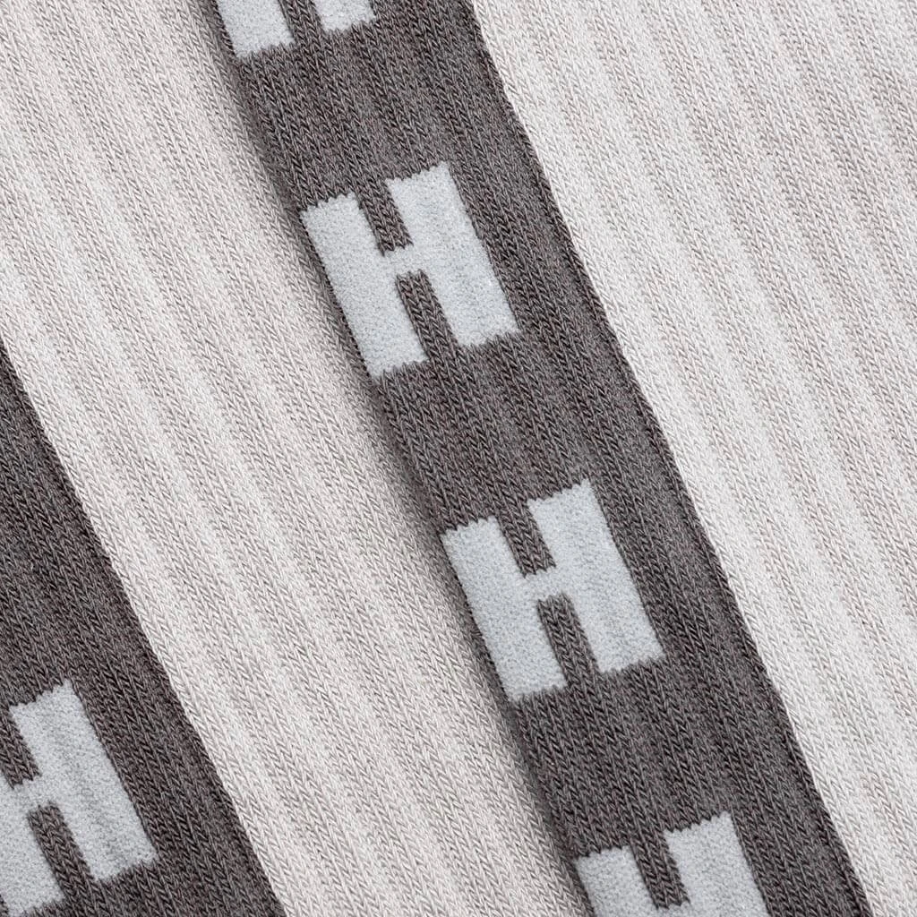 NH Logo Socks - Grey 4 NH Logo Socks - Grey - Image 2