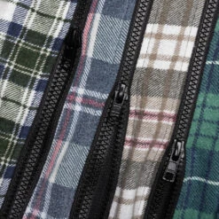 Flannel Shirt 7 Cuts Zipped Wide Shirt - Assorted -Fashion Clothing Store Needles Flannel Shirt 7 Cuts Zipped Wide Shirt Assorted MR343 E O S 05 18 23 Feature DV 6