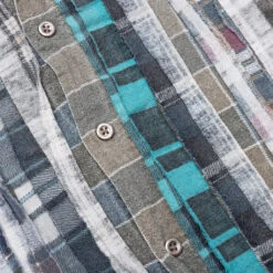 Flannel Shirt Ribbon Reflection Shirt - Assorted -Fashion Clothing Store Needles Flannel Shirt Ribbon Reflection Shirt Assorted MR354 B XL 05 21 23 Feature VR 5