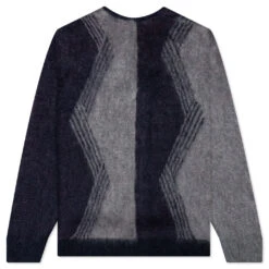 Mohair Cardigan Papillon - Navy -Fashion Clothing Store Needles Mohair Cardigan Papillon Navy LQ275 NVY 12 17 22 Feature DV 6