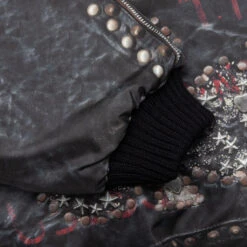 Studs Rider VE JK PE Jacket - Black 13 Studs Rider VE JK PE Jacket - Black -Fashion Clothing Store Neighborhood Studs Rider VE JK PE Jacket Black 222UTNH JKM02 12 17 22 Feature DV 10