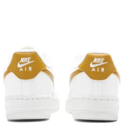 Nike Women's Air Force 1 '07 SE - Summit White/Bronzine/Metallic Silver -Fashion Clothing Store Nike Air Force 1 07 SE SUMMIT WHITE BRONZINE METALLIC SILVER DV3808 101 07 26 23 Feature KN 6