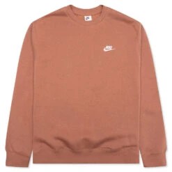 Nike Sportswear Club Fleece Crew - Mineral Clay/White