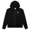 Nike Sportswear Women's Fleece Full-Zip Hoodie - Black/White -Fashion Clothing Store Nike Sportswear Women s Fleece Full Zip Hoodie Black White BV4128 010 12 30 2021 01