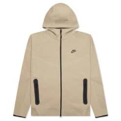 Nike Sportswear Tech Fleece Windrunner Full Zip Hoodie - Khaki/Black