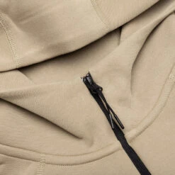 Nike Sportswear Tech Fleece Windrunner Full Zip Hoodie - Khaki/Black -Fashion Clothing Store Nike Tech Fleece Khaki Black FB7921 247 10 07 23 Feature KN 8