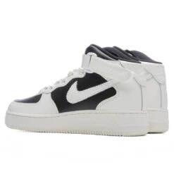 Nike Women's Air Force 1 '07 MID - Black/Sail/Coconut Milk -Fashion Clothing Store Nike Women s Air Force 1 07 MID Blac Sail Coconut Milk DV2224 001 12 03 22 Feature JM 5