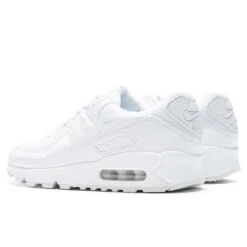 Nike Women's Air Max 90 - White/White/White -Fashion Clothing Store Nike Women s Air Max 90 White White White DH8010 100 09 30 22 Feature DV 3