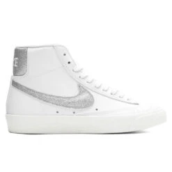 Nike Women's Mid '77 - White/Metallic Silver/Sail