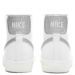 Nike Women's Mid '77 - White/Metallic Silver/Sail -Fashion Clothing Store Nike Women s Mid 77 White Metallic Silver Sail DQ7574 100 12 03 22 Feature JM 6