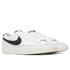 Nike Women's Blazer Low '77 - White/Black -Fashion Clothing Store Nike Womens Blazer Low 77 White Black DC4769 102 06 16 2021 01 2