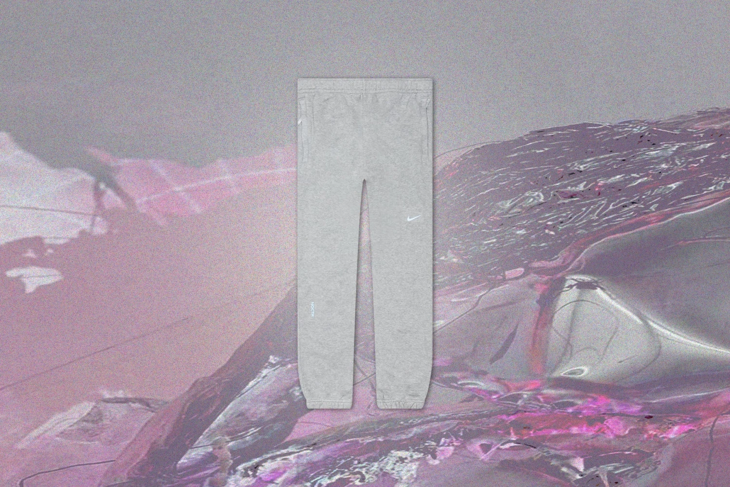 Nike X Nocta Basketball Pants - Dark Grey Heather/Cobalt Tint 8 Nike X Nocta Basketball Pants - Dark Grey Heather/Cobalt Tint - Image 6