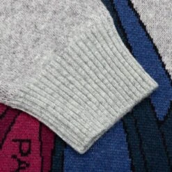 No Parking Knitted Cardigan - Grey Melange -Fashion Clothing Store No Parking Knitted Cardigan Grey Melange 50422 10 31 23 Feature VR 11