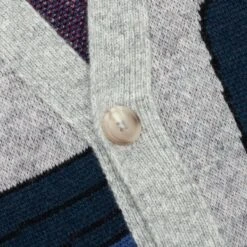 No Parking Knitted Cardigan - Grey Melange -Fashion Clothing Store No Parking Knitted Cardigan Grey Melange 50422 10 31 23 Feature VR 9