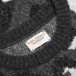 Nudie Jeans Hampus Black Leopard - Multi -Fashion Clothing Store Nudie Jeans Hampus Black Leopard Multi 150489 02 27 2022 01 4