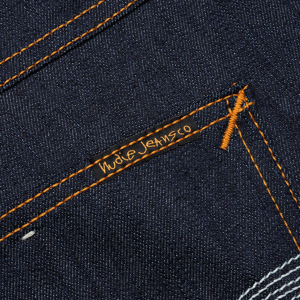 Nudie Jeans Lean Dean - Dry Ecru Embo 6 Nudie Jeans Lean Dean - Dry Ecru Embo - Image 4