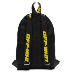 Arrow Nylon Backpack - Black/White 8 Arrow Nylon Backpack - Black/White -Fashion Clothing Store Off White c o Virgil Abloh Arrow Nylon Backpack Black White OMNB003F22FAB0031001 03 20 23 feature03